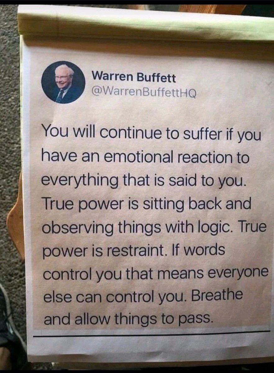 NaturalizedView's tweet image. From the Oracle of Omaha
@WarrenBuffett