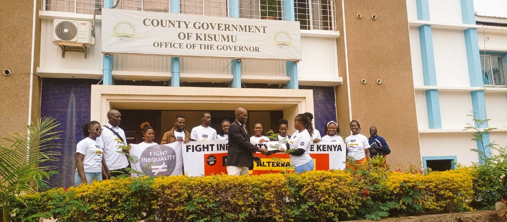 hawi_cbo's tweet photo. Kenya is a vibrant and growing lower-middle income economy However, the benefits of growth are not being shared equally. It doesn't have to be this way. Our leaders could choose to follow 
a different path. Today we delivered petitions to different governors across the country. https://t.co/4JV77eqpHW