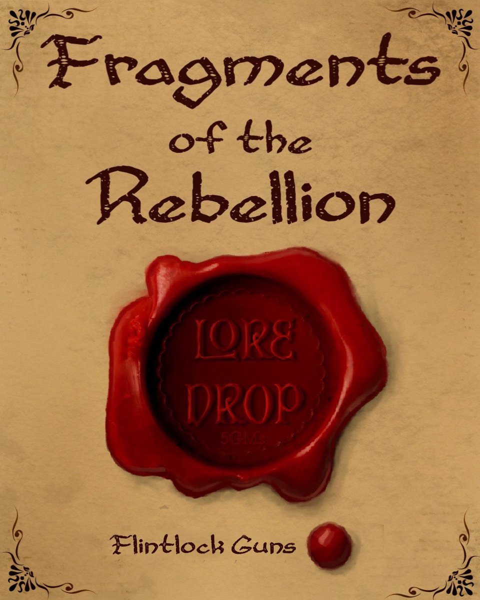 5GMsOfficial's tweet image. 🗣️ WE’RE BACK WITH ANOTHER LORE DROP!! But this time, with weapons 👀 

•

art by @gremlinfroggart 

•

#ttrpgrising #ttrpg #fatecore #ttrpgpodcast #ttrpgactualplay