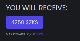 ¿Cómo vais con las tareas del Airdrop?

De momento llevo 27 Smart Contracts y casi 100 transacciones dentro de la red zkSync.

En acabar hare otra recopilación y me pondré hacer volumen!

Esto es lo que me corresponde, a 1$ el token son unos 4.000$