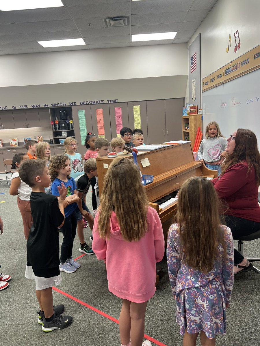 These @FVFirebirds1 musicians taught me a great song about “Daddy’s Whiskers”. The attention to prevention by Mrs. Radke gave them lots of extra time to sing this fun song. Thanks for a great visit!