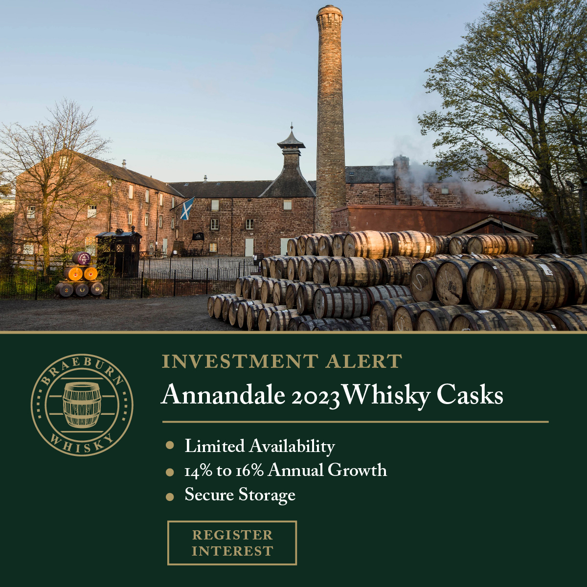 Unlock the secrets of whisky cask investments with Braeburn Whisky.🥃 Delve into the heritage &amp; craftsmanship that infuse each cask. Join us in preserving tradition while building your future.✅