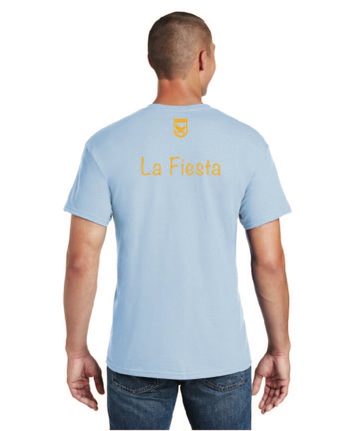 Don’t forget to order your La Fiesta shirt! 

Monday (9/11/23) ￼is the last day to purchase. 

parentsquare.com/feeds/22434012