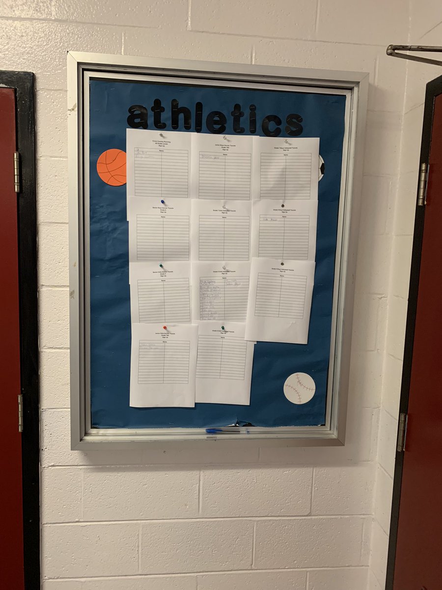 We are getting into full swing with sign up sheets now posted for all of our volleyball, softball, and soccer teams with try outs happening soon! Cross country running registration is also open for all students. Other sports are following shortly. @stpaulsjh #govipersgo