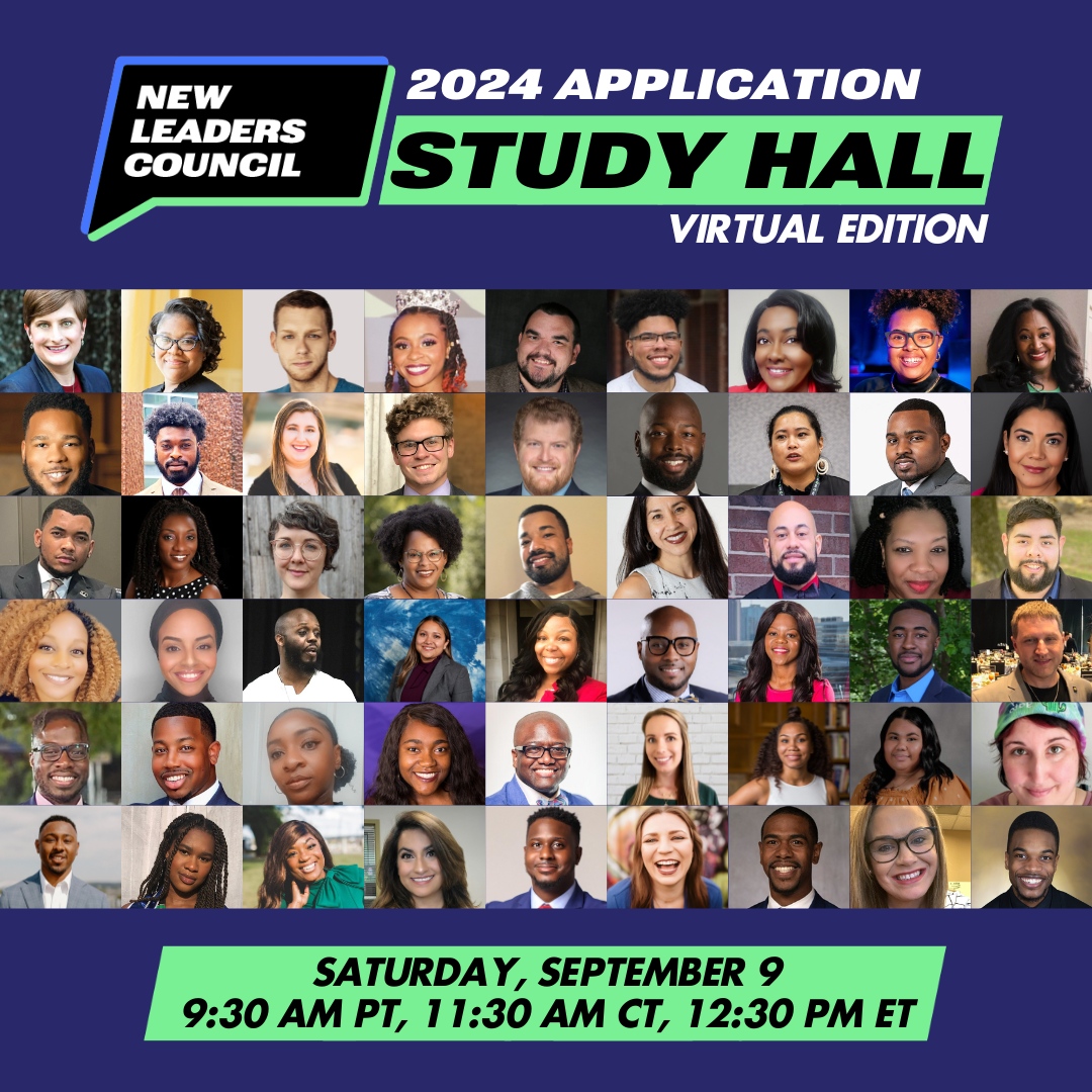 NLC's tweet photo. Join us this Saturday, September 9 for a 2024 Application Study Hall: Virtual Edition!

We look forward to it, go to our Facebook to register today!

#newleaderscouncil #nlc #proxmiateleaders #virtualstudyhall #institute #empowerleaders https://t.co/YJGGABfASM