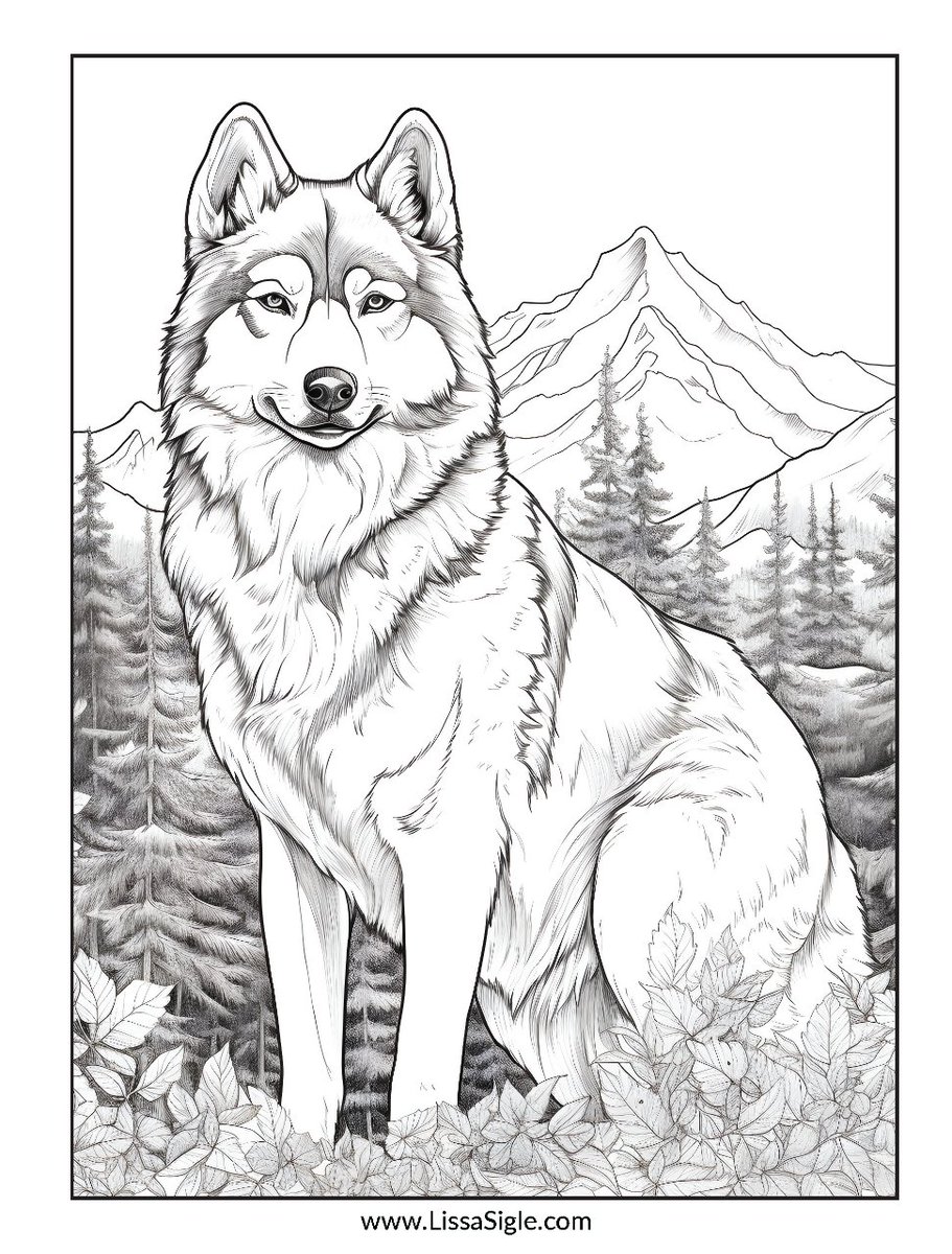 lissasigle's tweet image. From floppy ears to expressive poses, "Pawsome Pals" invites you to a world of artistic and canine wonder. 🐶✍️ #ColorMeHappy