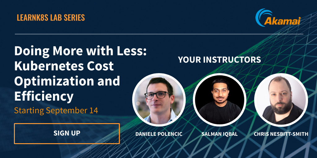 tubblog's tweet photo. Ready to ace #Kubernetes efficiency ๐ ? Join @linode @Akamai starting Sept 14th to master resource allocation, node scaling & more!
Register now to become a Kubernetes pro โถ๏ธ https://t.co/rUNdIowd7W
#ManagedServices #CloudProjects #TechSkills https://t.co/wCXsQI5spR