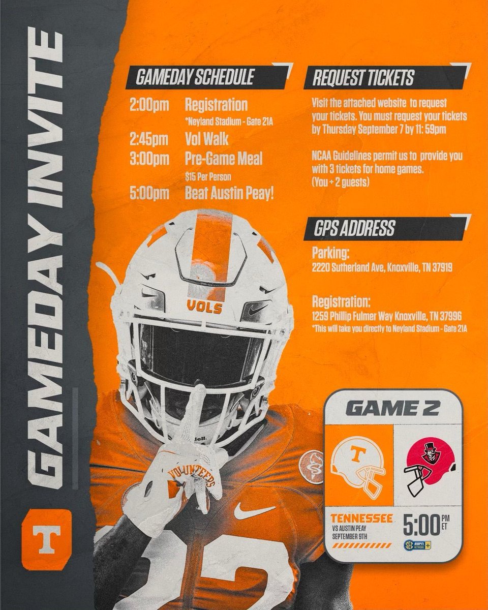 Appreciate the invite!!! @Vol_Football @coachjoshheupel @CoachTimBanks @scott_altizer @TNSelect7V7 @theBAFootball