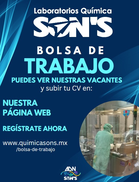 QuimicaSons's tweet photo. https://t.co/jr49VwQBPx  
#bolsadetrabajo #jobposting #quimico #farmacéutica #quimicasons https://t.co/bw7hJr2kbp