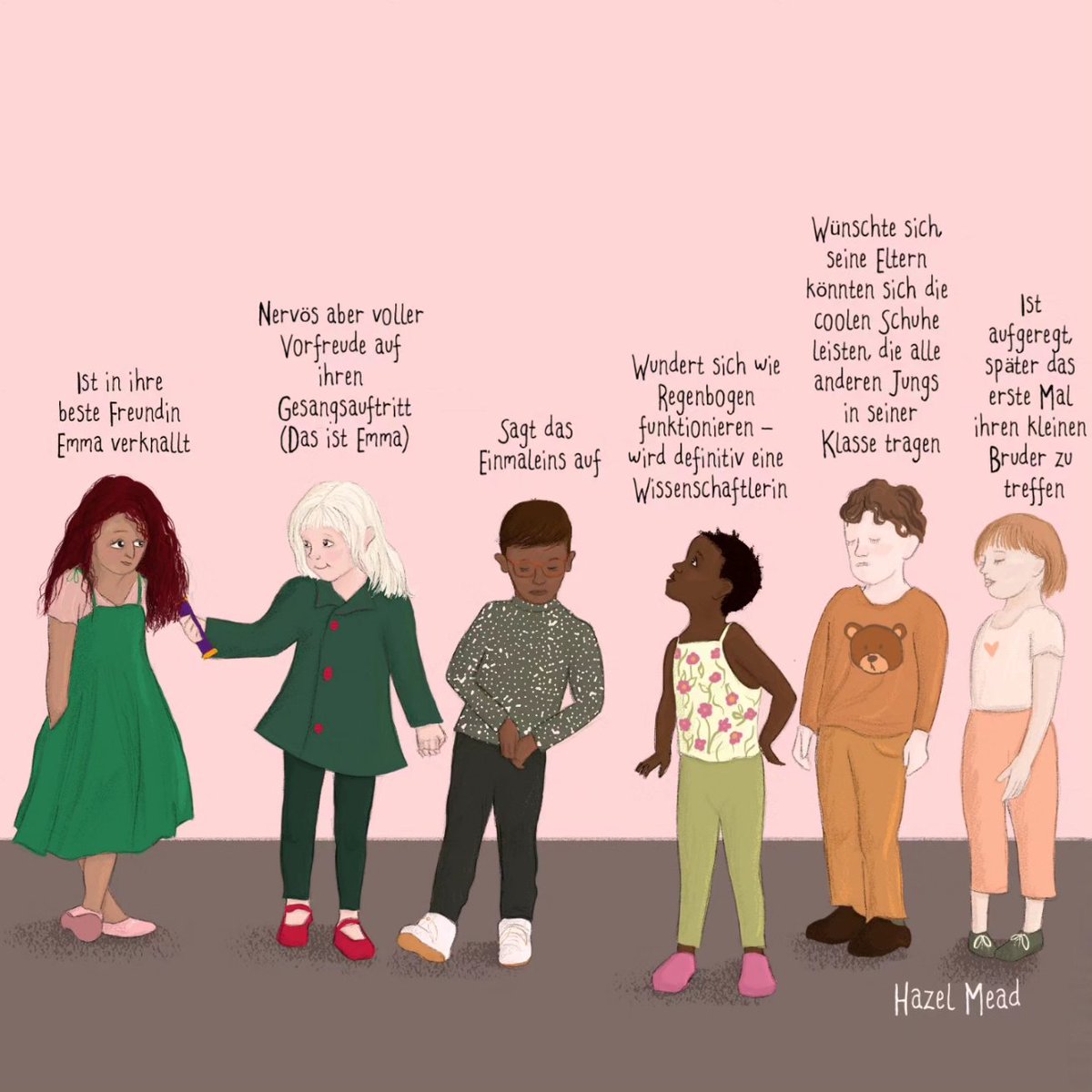 After many requests I've worked on a German translation of both versions of 'You Don't Know What's Going on in People's Lives' 💕 #BackToSchool