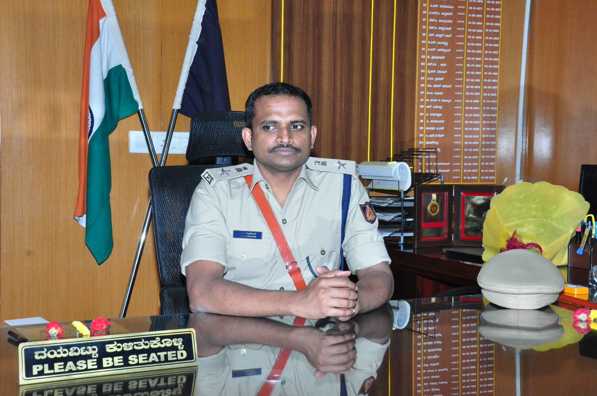 Took charge as Superintendent of Police, Tumakur, KA