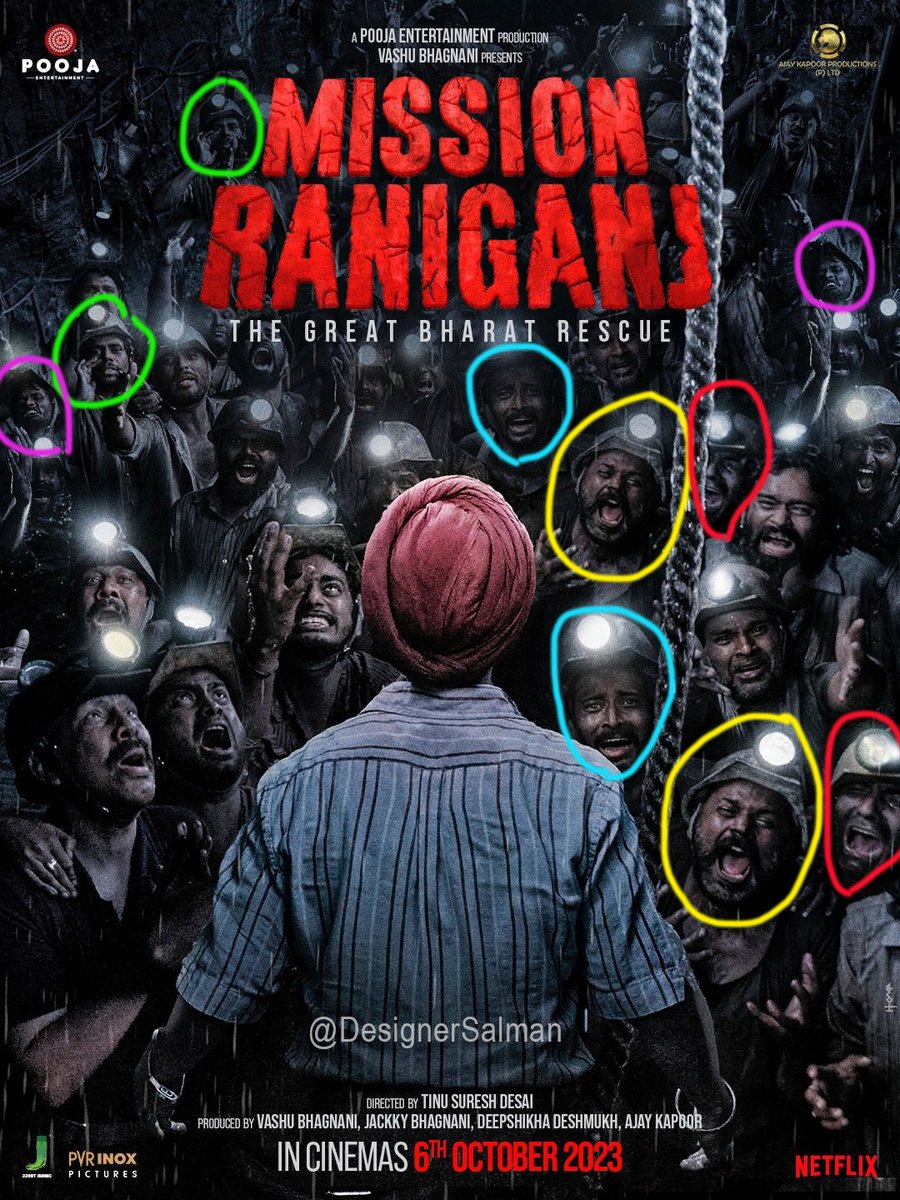 DesignerSalman's tweet photo. Dear @akshaykumar @tinu1974 @vashubhagnani &amp; @ParineetiChopra I am a graphic designer. Next time you do such work, give this work to me so that such a big mistake does not happen.

#MissionRaniganj #akshaykumar #ParineetiChopra  #Mistake #Bollywood #PoojaEntertainment #raniganj https://t.co/fSyxOQgA4W