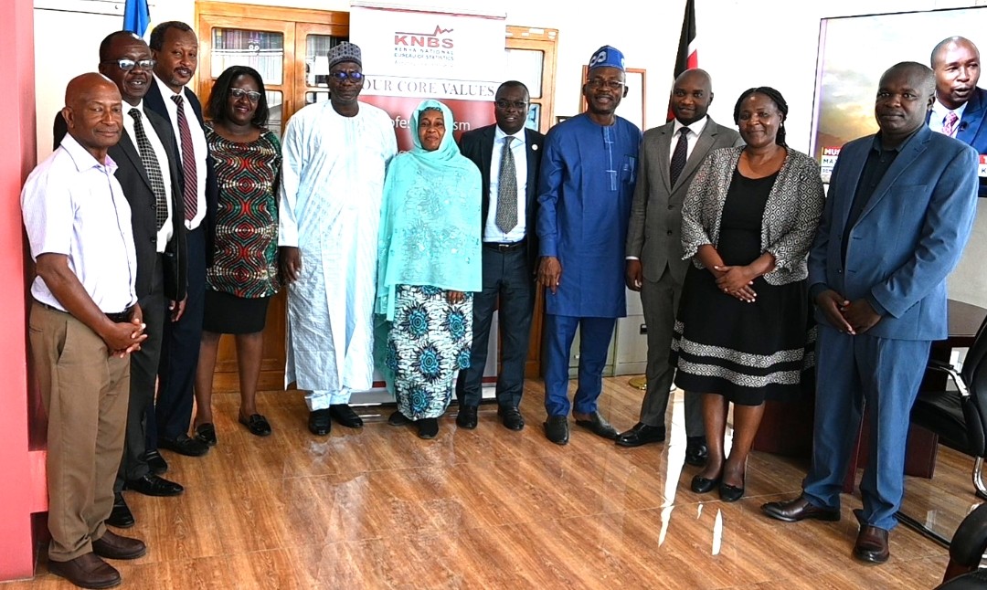 KNBStats's tweet photo. A delegation from the Nigerian Population Council is on a benchmarking  mission at Kenya National Bureau of Statistics to gather insights on conducting their forthcoming census. Nigeria intends to undertake its census in 2024. #census #demography https://t.co/PN3Fxqpy09