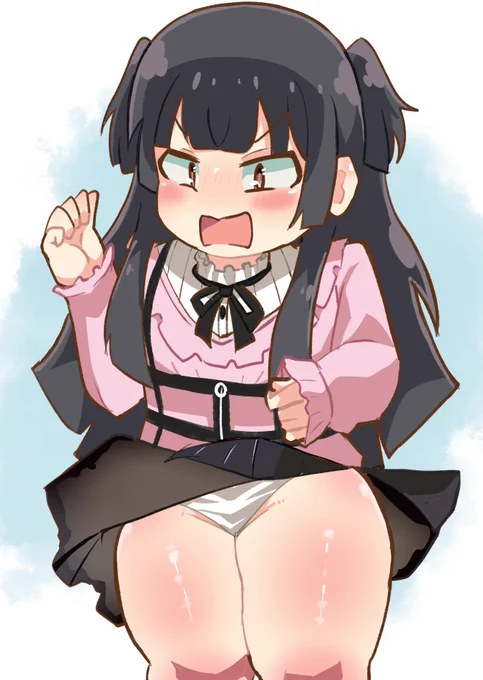 skebで描いたパンチラ冬優子ですリクエストありがとうございました! #シャニマス #skeb 