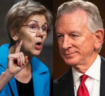 OccupyDemocrats's tweet photo. BREAKING: Senator Elizabeth Warren brutally blasts buffoonish MAGA Senator Tommy Tuberville for actively sabotaging the U.S. military by blocking crucial national security promotions.

"What Senator Tuberville is doing is undermining our national security," Warren said bluntly during an appearance on MSNBC's Morning Joe.

Tuberville has been holding up over 300 military promotions for six months in protest of a Pentagon policy that covers the travel expenses of service members seeking abortion care.

The fact that he is endangering all of us by weakening the military clearly doesn't matter to Tuberville. He only cares about grandstanding for his theocratic Christian Nationalist supporters.

"Now, for Senator Tuberville to turn around and try to attack the military, as somehow it’s OK to leave these places blank, I want to remind him, he voted for every one of these people in committee,” said Warren. "If he had a problem with it, he had an opportunity to raise it."

Warren nailed it. As usual, Democrats are the only ones who actually care about the safety and welfare of this country.

If Tuberville does not cave soon Congress must consider impeaching him. They swore oaths to keep the American people safe and Tuberville is standing in the way of that.

Please retweet and ❤️ if you thin that Warren is 100% correct — and consider joining the growing exodus to Tribel, a “woke” new Twitter competitor that banned Trump for life and is exploding in popularity because Elon Musk banned Tribel’s Twitter account — but he forgot to ban this link to download the new Tribe app: https://t.co/HnJzSKjCwX