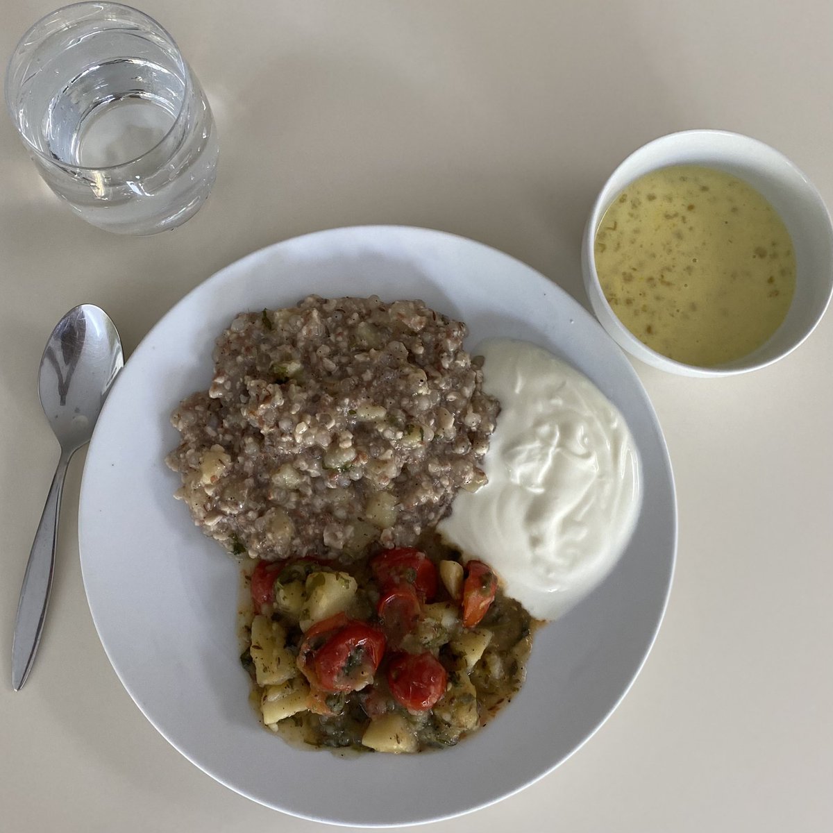 Happy Janamastmi!
My meal tonight, farari kitchdi, farari shak and sabudana kheer.
#Janamashtami2023 
#foodphotography 
#Hinduism