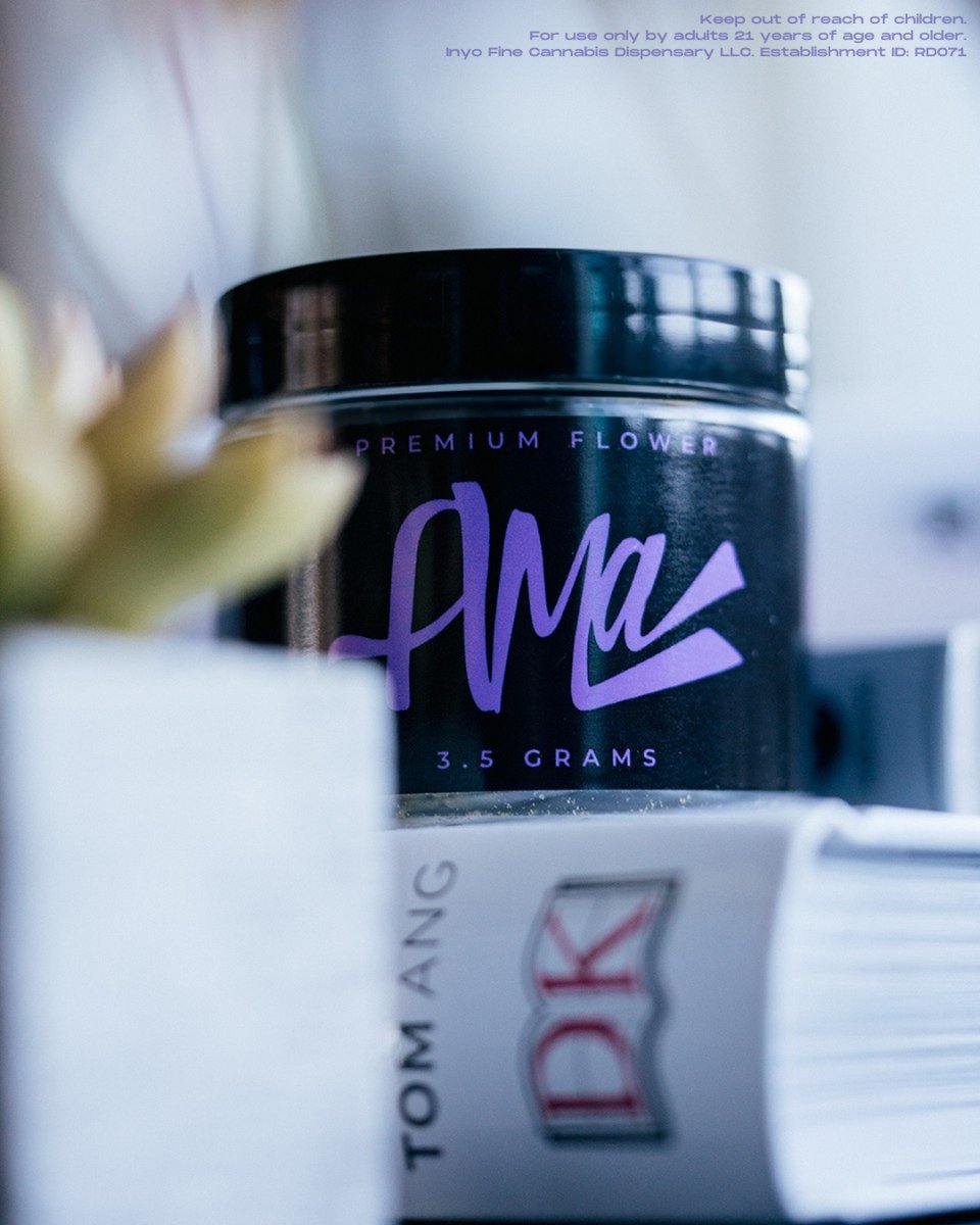 inyodispensary's tweet photo. Elevate your expectations and savor AMA's top-shelf experience! After a quick look at our Flower Wall inside Inyo, you'll secure an AMAzing selection. https://t.co/QSKbsxAocz