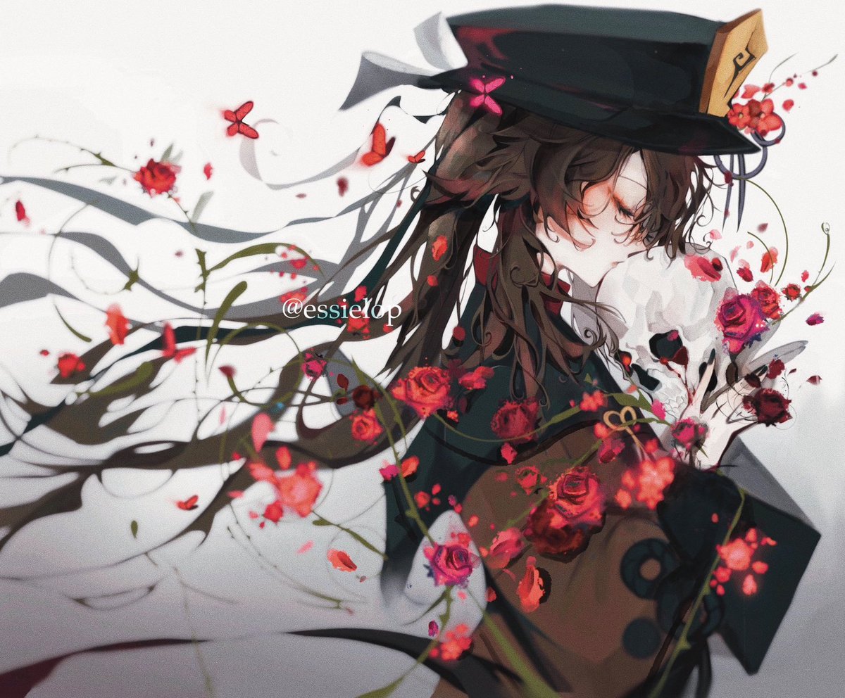 EssieLop's tweet photo. Hu Tao🥀 #Genshin https://t.co/qtFrHtS1b7