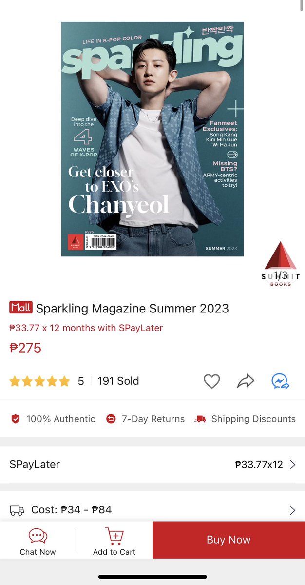 hihelloskye's tweet image. Chanyeol Sparkling Magazine still available in Shopee!!! @weareoneEXO #pcy #EXO 
shp.ee/jbnfw7p
