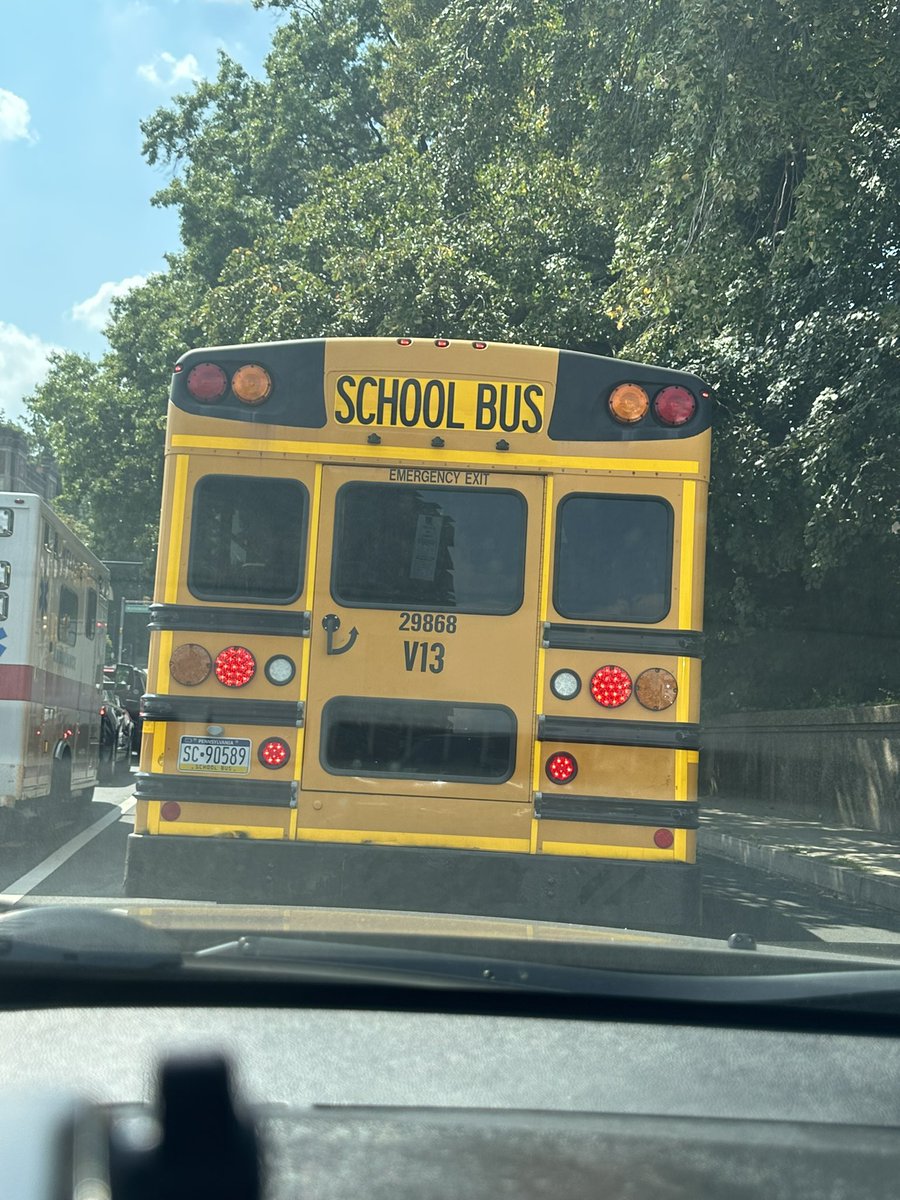 FLCelebrity's tweet photo. @CouncilRockSD whoever you had driving this bus around 2pm on city Ave shouldn’t be driving kids around. They almost caused at least 2 accidents swerving in and out of lanes with no signals. He almost hit me twice https://t.co/vael8a8VHG
