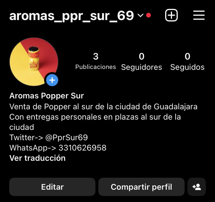 PprSur69's tweet photo. @guadalajara_gay Les dejo redes sociales para concursar muchachos, recuerden que adicionalmente, 5 compras equivalen a un pomito de 10 ml gratis https://t.co/R3dxRQfvWM