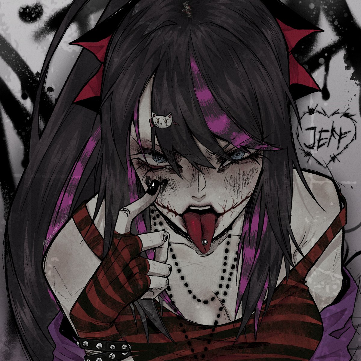 dead_faceless's tweet image. Nina the killer fanart! 

Finally back with creepypasta girl XD 

#creepypasta #ninathekiller #fanart