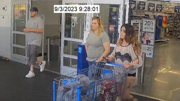 AnnaTXpolice's tweet photo. Do you recognize these three? The Anna Police Department is seeking the public's assistance in identifying these three individuals in connection to a theft that occurred at Wal-Mart on 09/03/2023. https://t.co/OBlEuCUyJi