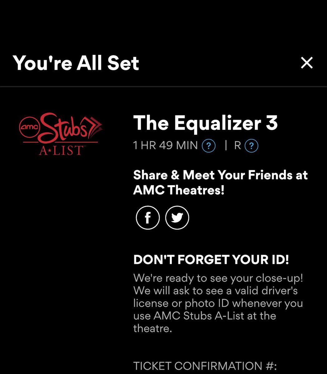 Pluto_AMC's tweet image. #atAMC for #Equalizer3 🍿🏴‍☠️🥳