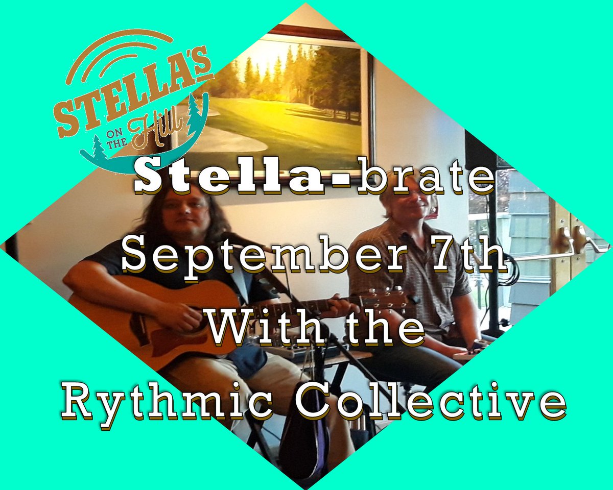 It's the final night of Happy Hour season at Stella's on the Hill and we finish right where we started with live music from the Rhythmic Collective.  Come out and Stellabrate the end of the season tonight from 4-8pm.