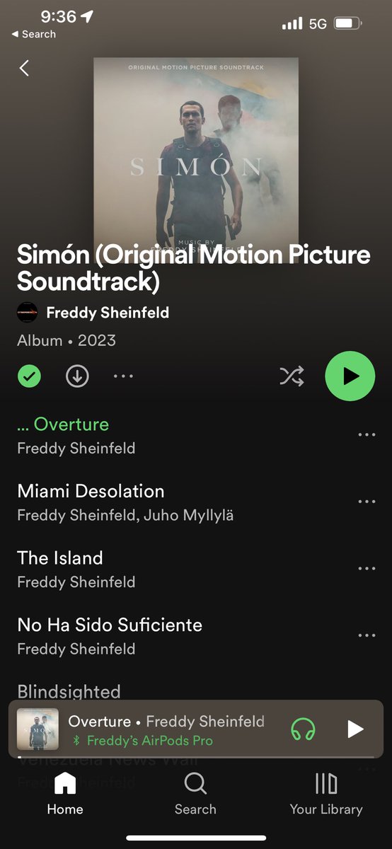 Simón soundtrack is out!

Available everywhere or click this link:

freddysheinfeld.hearnow.com/sim%C3%B3n-ori…

#simon #MusicRelease #venezuela