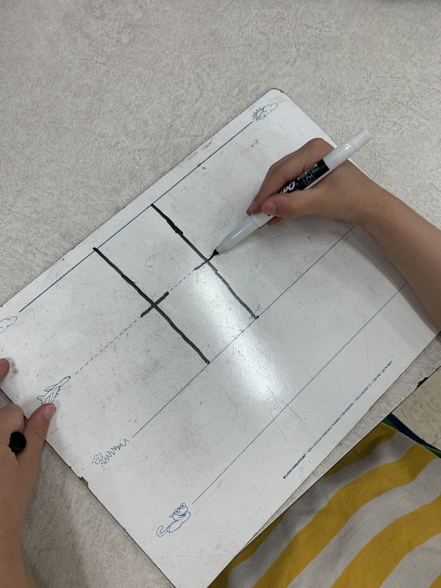 Today during Fundations we practiced T B and F.  <a href="/EphesusElem/">Ephesus Elementary</a>  #Fundations