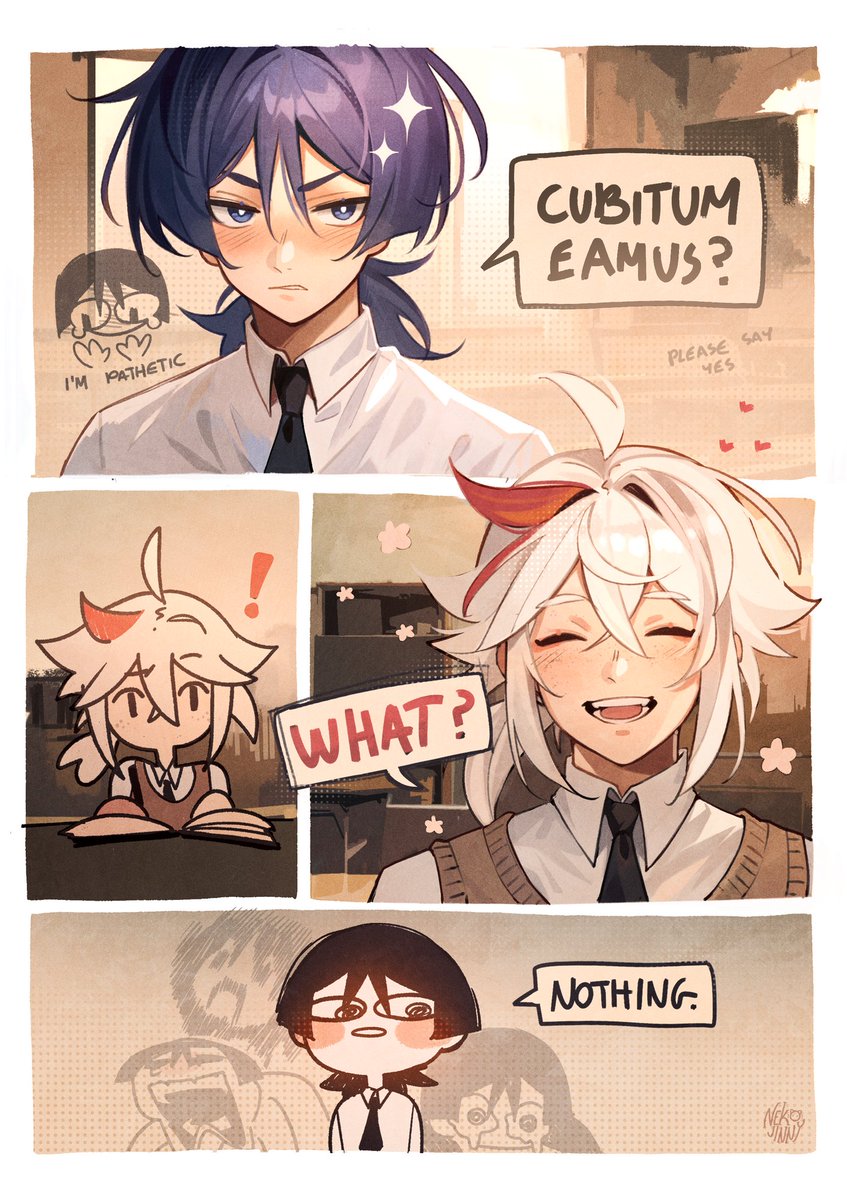 NekoJinnyArt's tweet photo. confession
#GenshinImpact #kazuscara https://t.co/2FGaBmK9Oh