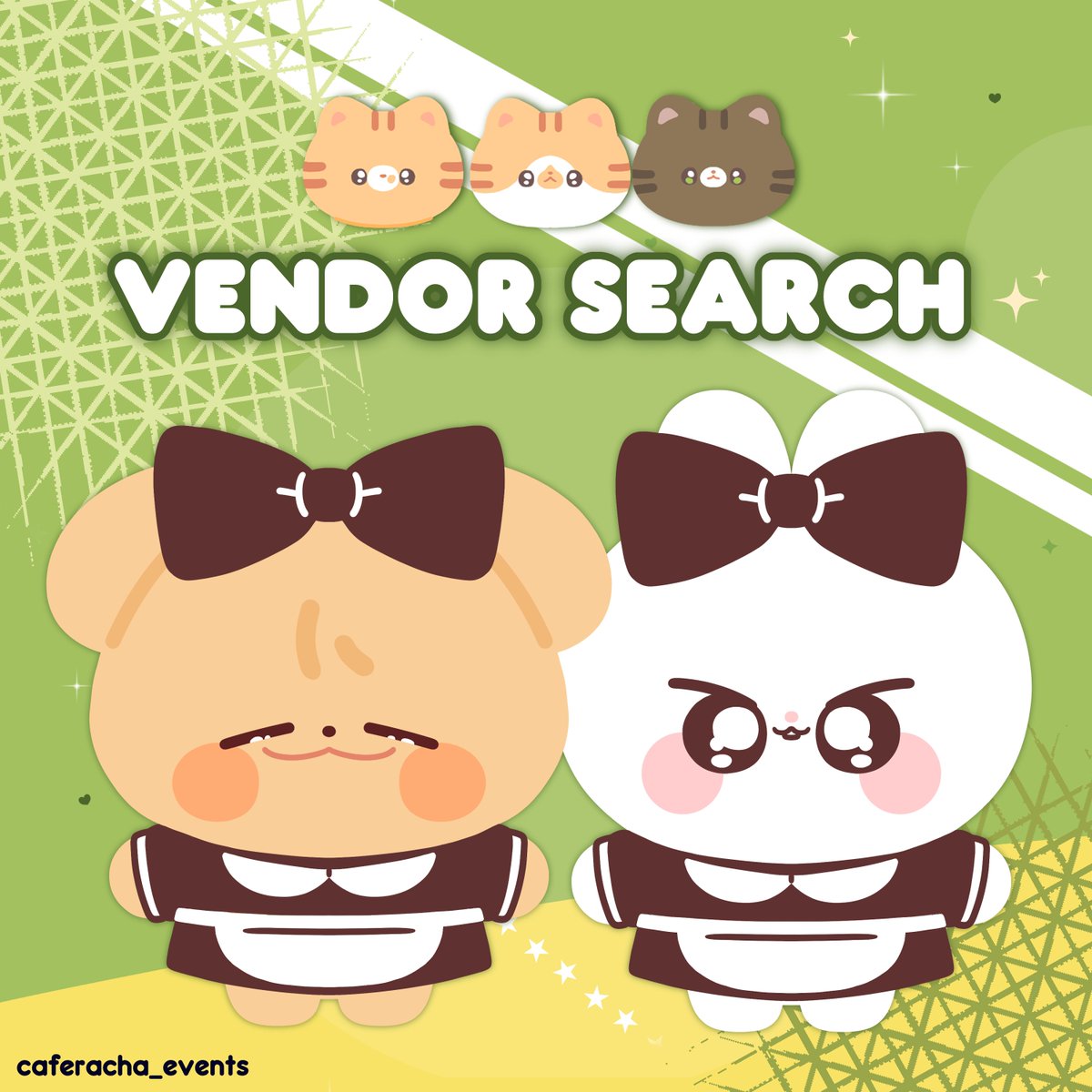 CafeRachaEvents's tweet photo. We are in search of vendors to help 2MIN with their puppy cat cafe! Link to the application form is now available in our bio! 🐶😼 https://t.co/pZhbM8BegI