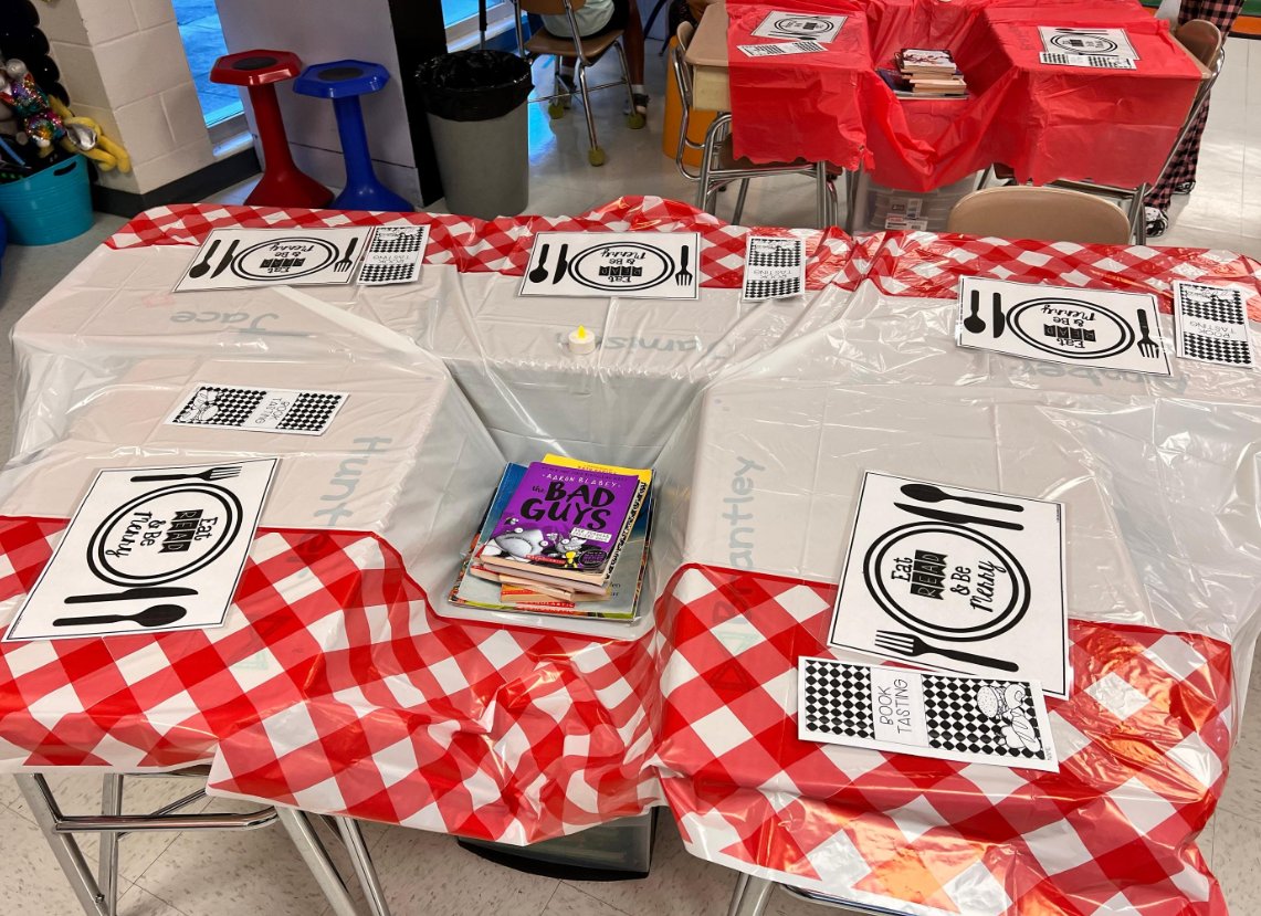 We have had a great start to our year! Mrs. Scott's room even had an awesome book tasting day!