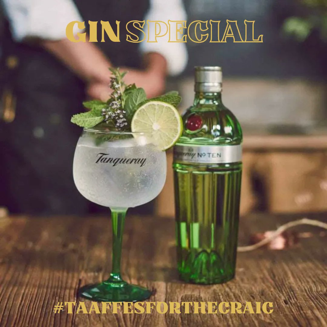 taaffesbar's tweet image. Sip, savor, and enjoy the month of September with our Gin &amp;amp; Tonic special featuring Tanqueray at just €8.30! 🍸✨ #taaffesforthecraic #GinLovers