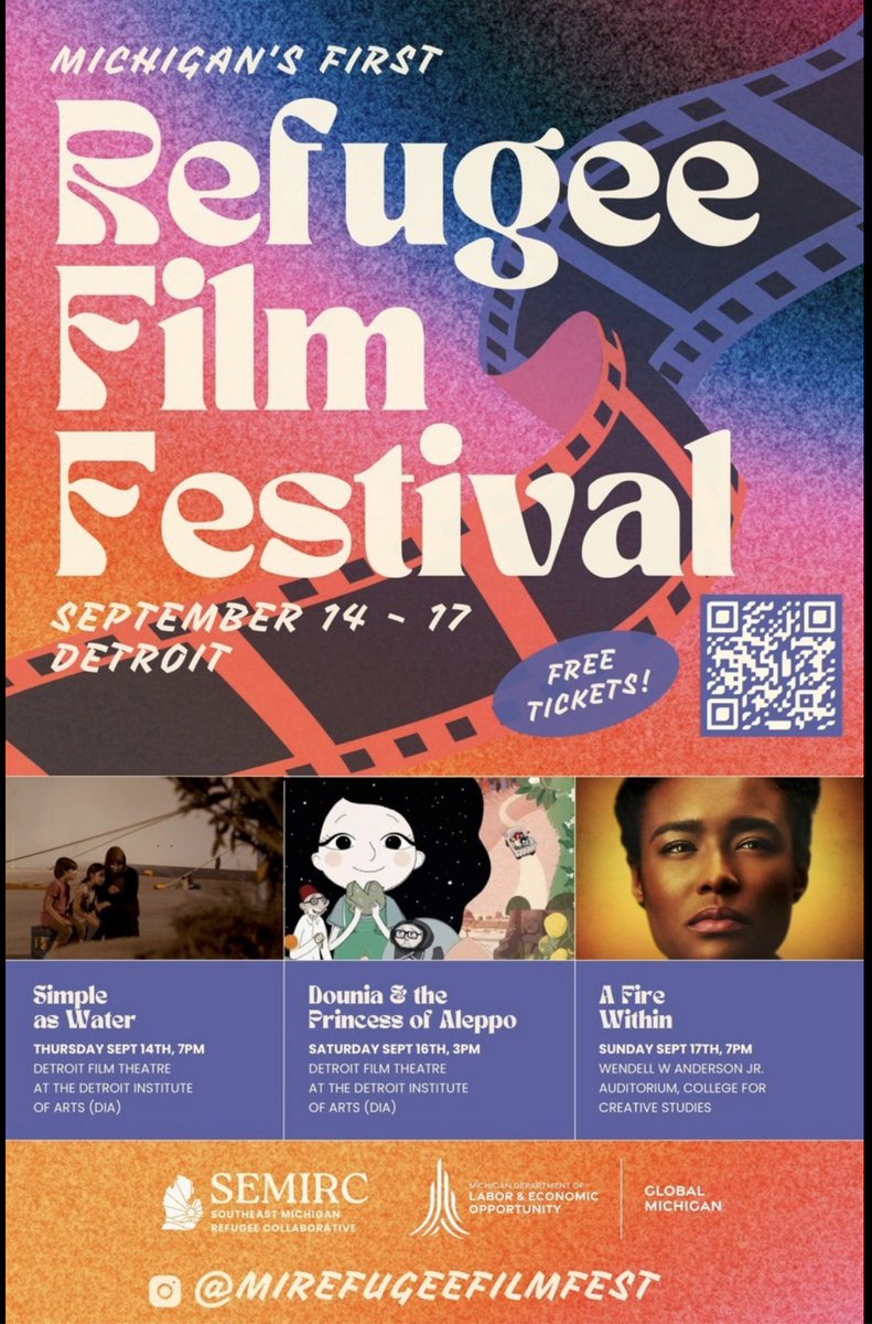 AFireWithinDoc's tweet image. Our Film Festival Tour Continues to...DETROIT!
SEPT 17 Michigan Refugee Film Festival!   Virtual Filmmaker Q&amp;amp;A w Director Christopher Chambers @TheChambaz eventbrite.com/e/michigan-ref…
#afirewithindoc #refugeefilmfestival #detroit #humanrights #humanrightsdocumentary #Inspire