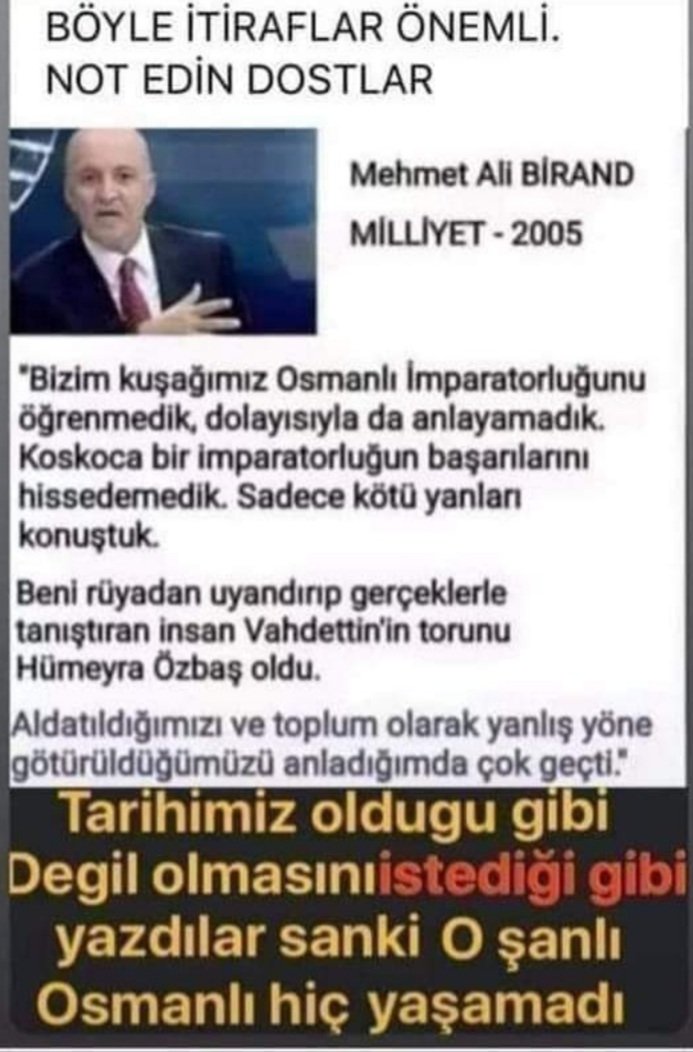 Tarihi yazanların doğruyu değil, kendi istedikleri gibi yazdıkları aşikar.