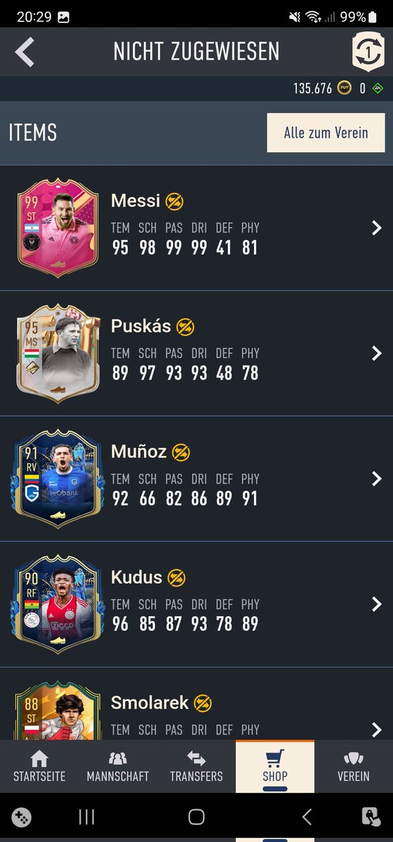 Jetzt ziehe ich Messi.. kurz vor EAFC24 🥲