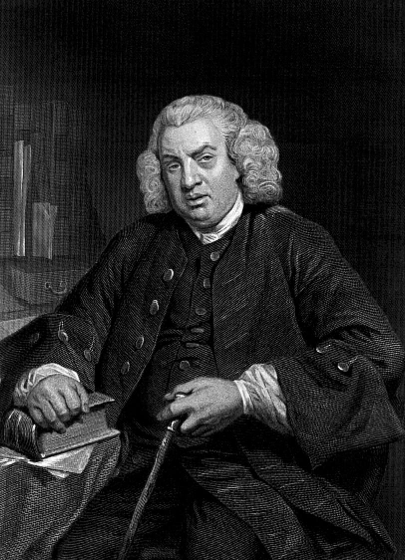 „I hate mankind, for I think myself one of the best of them, and I know how bad I am.“ Samuel Johnson