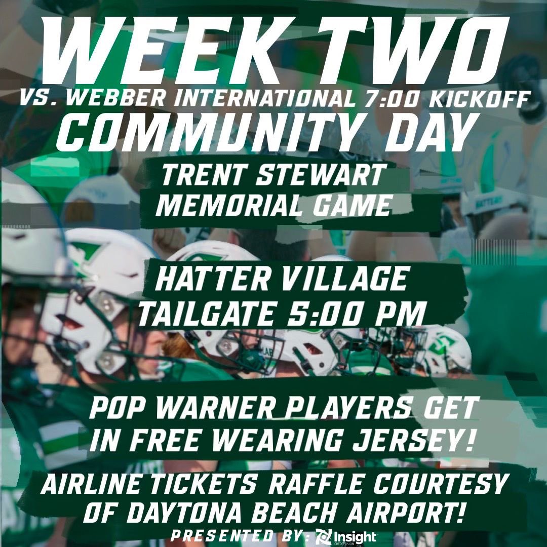 Spend another Saturday with your Hatter Community! 🏈🎩

<a href="/StetsonFootball/">Stetson Football</a>