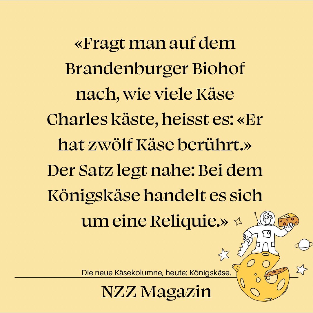 Marco Maurer (@herrmaurer) on Twitter photo Durfte mich als Käsekolumnist der <a href="/NZZaS/">NZZ am Sonntag</a> mit dem wohl meistzitierten Käse der Welt beschäftigen. König Charles III. käste ihn. Schmeckt der? 🧀🇬🇧 magazin.nzz.ch/kolumne/kaesek… <a href="/brodowin_de/">Ökodorf Brodowin</a> Durfte mich als Käsekolumnist der <a href="/NZZaS/">NZZ am Sonntag</a> mit dem wohl meistzitierten Käse der Welt beschäftigen. König Charles III. käste ihn. Schmeckt der? 🧀🇬🇧 magazin.nzz.ch/kolumne/kaesek… <a href="/brodowin_de/">Ökodorf Brodowin</a>