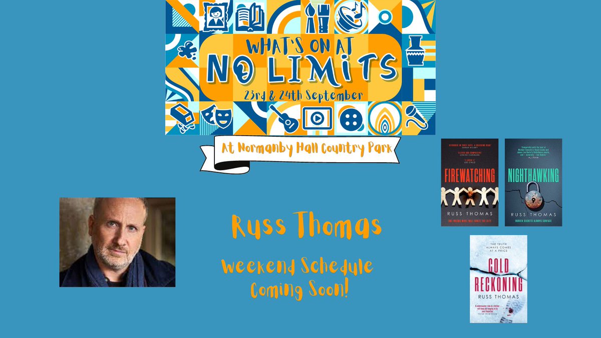 NoLimitsFest_'s tweet photo. Last, and certainly not least is #Sheffield based @thevoiceofruss who we will be meeting for the first time at #NoLimitsFestival! Russ will be coming to talk all things #crime with his DS Adam Tyler series, and the most recently released #ColdReckoning. https://t.co/imInYxOWr1