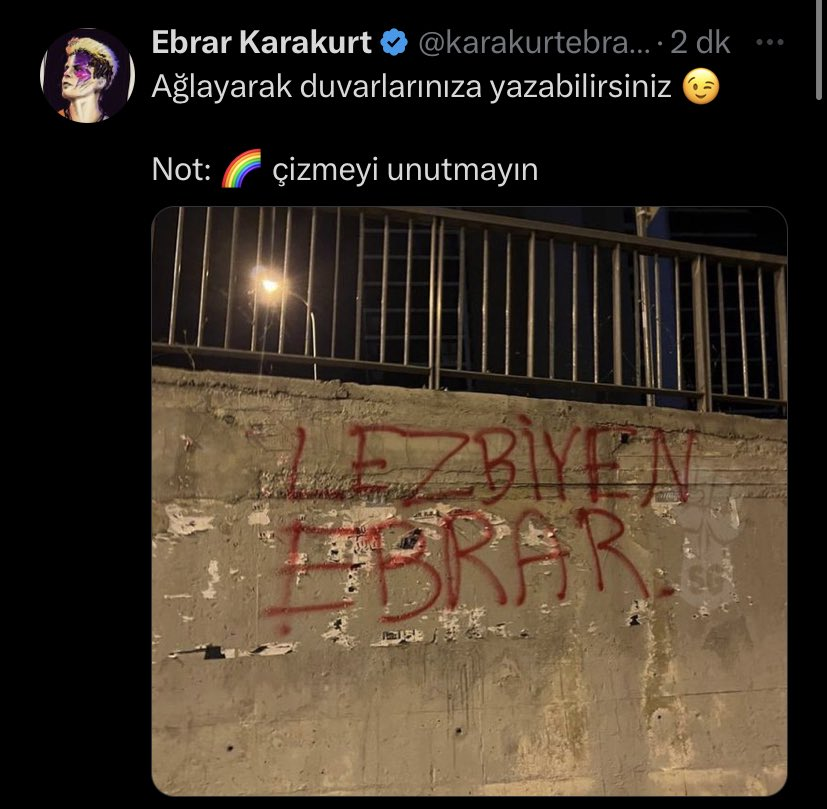 solcugazete's tweet photo. Ebrar Karakurt:

"🌈çizmeyi unutmayın." https://t.co/Eqr2hqwFUY