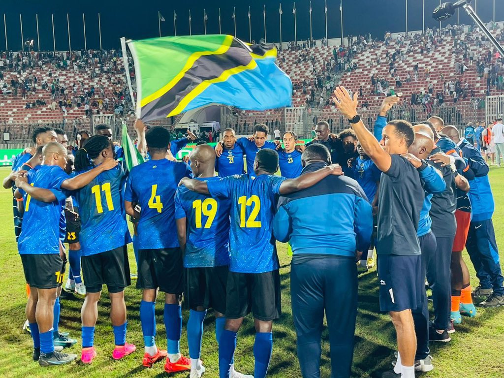 SuluhuSamia's tweet photo. Hongereni vijana wetu wa Taifa Stars kwa kufuzu michuano ya kuwania kushiriki fainali za Kombe la Mataifa ya Afrika (2023 Africa Cup of Nations). Mmeandika historia kwani hii ni mara yetu ya 3 kufuzu tangu kuanzishwa kwa mashindano haya. Nawatakia kila la kheri. https://t.co/6VfMp58mpd