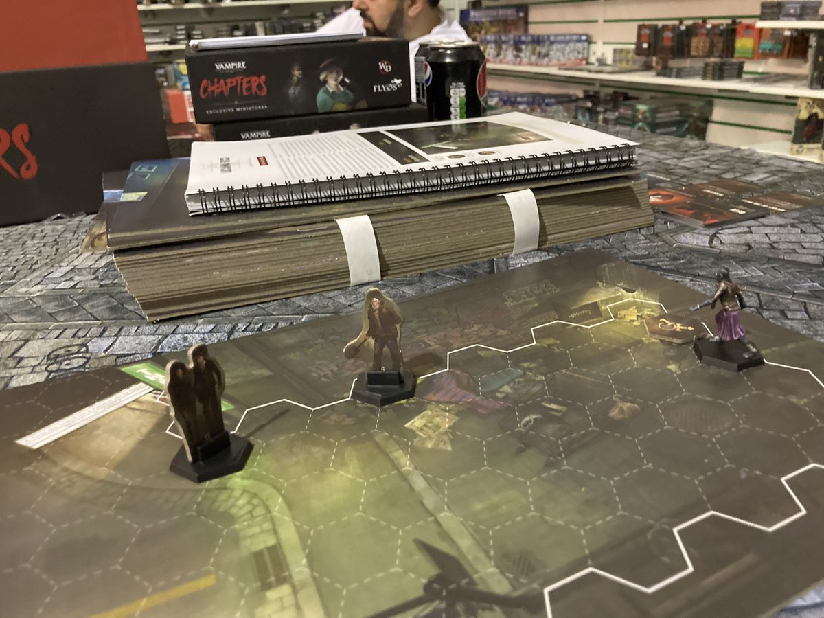 pincRmovement's tweet photo. Managed to get a few intro games of #vampirechapters from @FlyosGames Part rpg part skirmish game. Think I’ve got my head around the rules. https://t.co/sniXofq7nA