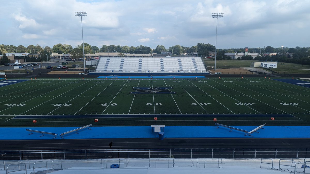 dayton247now's tweet image. Xenia's Doug Adams Stadium is the site for Week 4 of #ThursdayNightLights, as Alter faces Trotwood-Madison! Join us at 7 on MyTV Dayton!