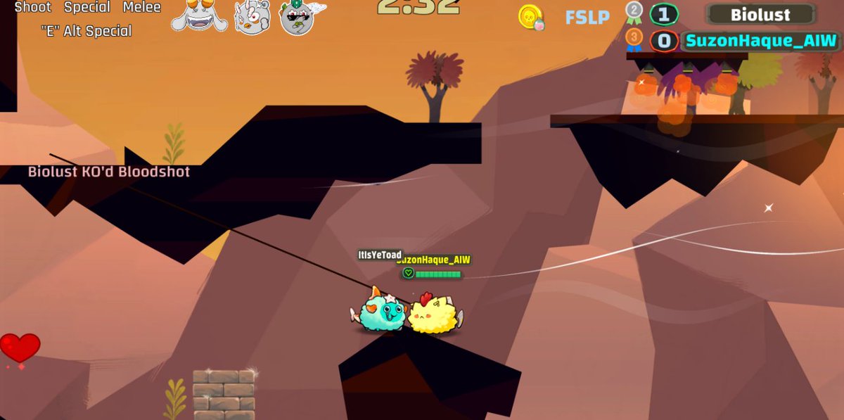 (14/18) <a href="/AxieWar/">Axie Infinity War</a>
If you want multiplayer madness, this game is for you! 🔥
Genre: Platform, Shooter, Survival, Multiplayer
Available on: Windows, Mac, Android
Devs: Axie Infinity War Team
📎: hub.skymavis.com/games/aiw