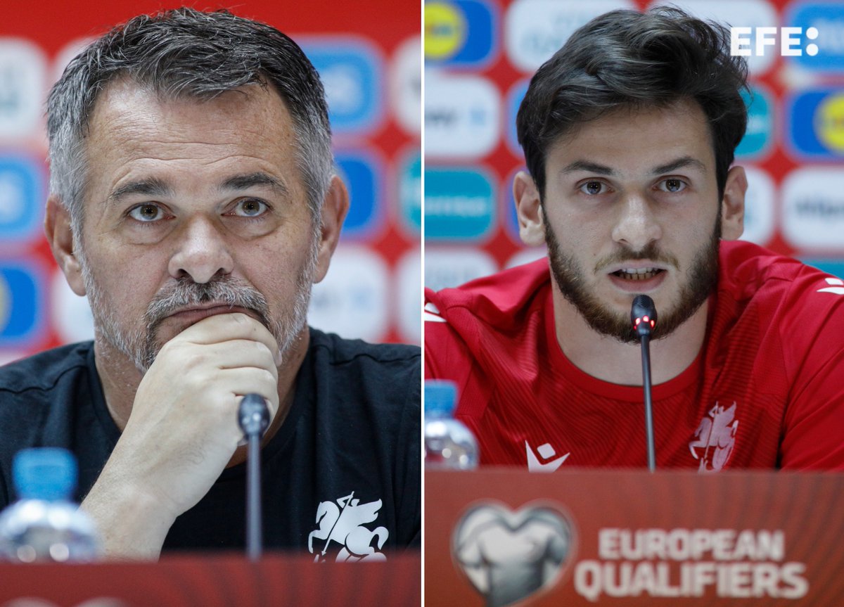 🇬🇪 'Kvaradona', la mayor amenaza de una Georgia que elogia a la selección española. #EURO2024 🗣️ Sagnol: 'España es muy potente, siempre saca a grades jugadores'. 🗣️ Kvaratskhelia: 'Es uno de los mejores equipos del mundo'.