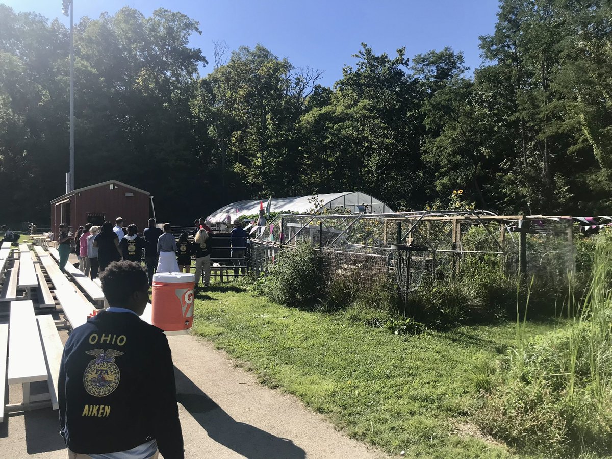 SupplyChainOKI's tweet photo. We attended a meeting this week at Aiken High School. It included a tour of the Agricultural Program with high school students in the program. It warmed my heart to see the wonderful work being done by the students. https://t.co/fF7CQn7eDO