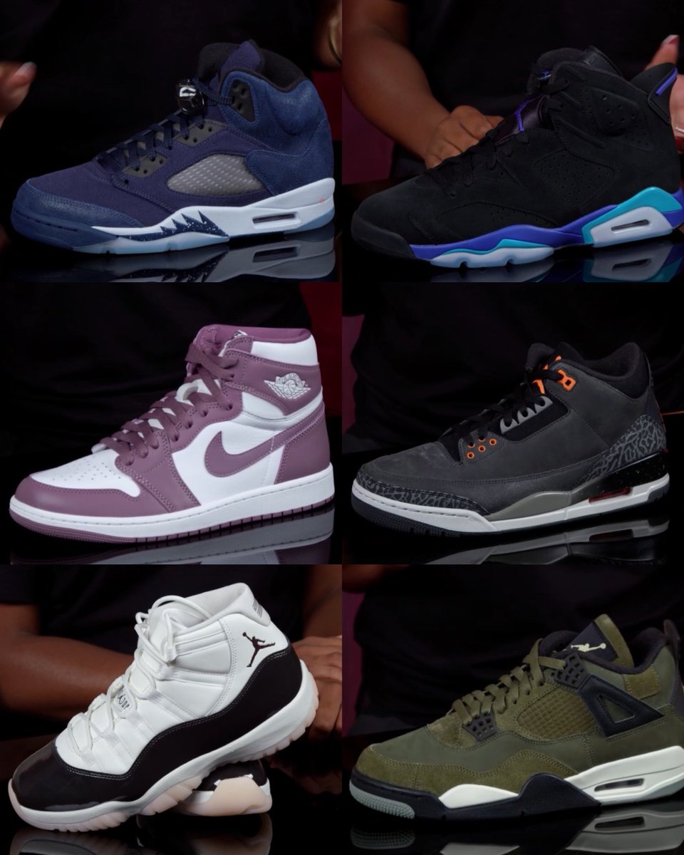 zSneakerHeadz's tweet photo. JORDAN BRAND HOLIDAY 2023 RETRO RELEASES (PREVIEW) 😳😳👀👀
Which pair(s) will you be going after⁉️⁉️ https://t.co/ewUpBa9aRq